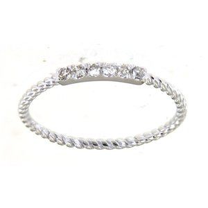 Real Diamond Full Eternity Daily Wear Ring Fine Jewelry White Gold